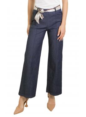 Pantalone dritto con foulard Luna